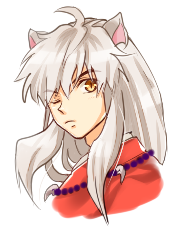 利き手じゃない方で全力した犬夜叉