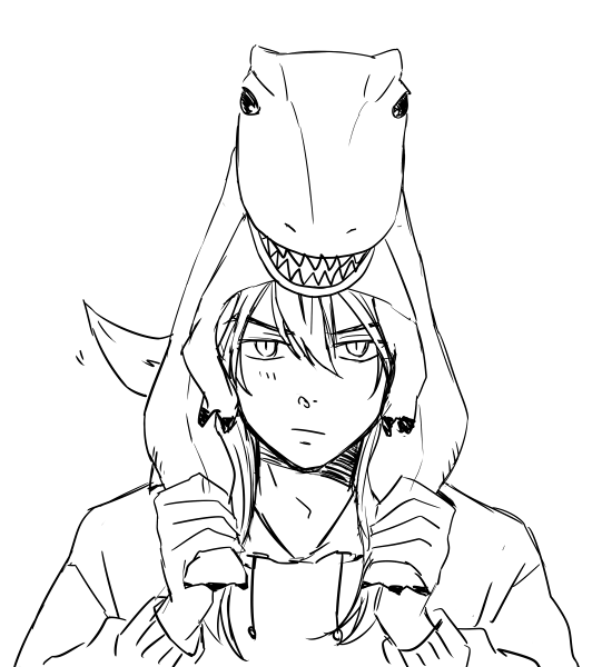 ジュラシックパークの帽子かぶった犬夜叉